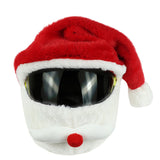 Housse de casque de noël en plein air, chapeau de moto monté sur la tête, couvre-chef, cadeau d'équitation, chapeau de noël
