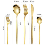 ouverts de table 30 pcs pour 6 Personnes Ensemble de Ménagère Couverts Table Acier Inoxydable Comprend Couteau Fourchette Cuillère