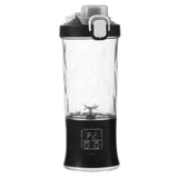 Presse-agrumes 600ml 3000mah presse-agrumes portable avec glace pilée presse-agrumes électrique avec lumière et affichage numérique