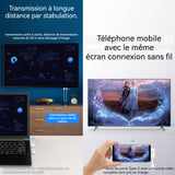 HDMI sans Fil 5G 1080P Prend en charge la diffusion Netflix Émetteur et Récepteur Pour téléphones mobiles vers HDTV Avec adaptateur