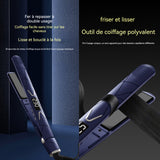 Lisseur cheveux 45w 13 niveaux réglage LED écran soins capillaires aux ions négatifs rotation 360 degrés pour curling et lissage