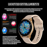 Montre intelligente 230mah 1.28 Pouces montre connectée femme homme montre de sport appels numérotation montre sport connectée