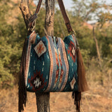 Sac pour femme en toile de lin et coton droit tissé rétro européen et américain pour ordinateur portable sac de grande capacité