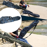 Sac de peche en toile pliable 150 cm 3 couches sac dos de pêche grande capacité portable peut être porté à la main ou sur le dos