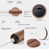 Applique murale magnétique ABS sans fil veilleuse LED rechargeable murale avec détecteur de mouvement lampe de chevet portable