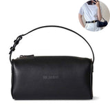 Sac porte-stylo design de niche sac oreiller en peau de vache motif litchi petit sac carré sac à main simple sac aisselle