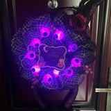 Guirlande d'Halloween  38*60cm Décoration de fête d'horreur  Suspension de porte jambes de sorcière Suspension de porte Halloween