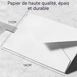 Enveloppes à bord blanc faites à la main 11X16 cm paquet de 10 pour faire-part invitations de mariage cartes de vœux travaux manuels
