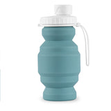 Tasse mini pliante Tasse en silicone Tasse à café Tasse de voyage extensible 320ml Convient pour le pique-nique Camping Vert