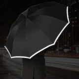 Parapluie inversé  Diamètre 105 cm Bande hautement réfléchissante  Protection contre les UV Parapluie pour la pluie et le beau temps