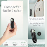 Mini radio petite radio FM 76-108MHz portable 28x85mm ultralégère puce DSP sensibilité de réception supérieure et signal clair