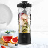 Presse-agrumes 600ml, presse-agrumes domestique portable, presse-agrumes rechargeable, presse-agrumes multifonctionnel noir