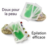 papier épilatoire 12 comprimés Sur toute la surface Pratique Cire Froide Visage Doux pour la peau Longue durée Tissu non tissé