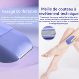 Rasoir electrique femme 500mAh mini epilateur electrique tête de coupe 3 en 1 pour visage corps tondeuse de précision epilateur