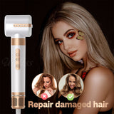 Peigne à air chaud 7 en 1 Aspire automatiquement les boucles pour les coiffer Température réglable Peigne à lisser et à boucler