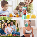 Presse-agrumes 450ml 2000mah Convient pour la cuisine, la maison et les voyages Convient pour les smoothies et les milkshakes