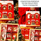 Boîtes cadeaux de noël 5 pcs 26x23.3x4.4cm sac cadeau noel pour enfants 6 boîtes 9x6.5cm vides à remplir DIY sacs cadeaux de noël