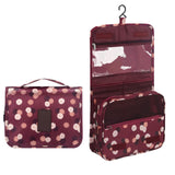 Trousse de toilette grande 42x24cm toilette pliable et suspendue portable convient pour le travail/la plage/les voyages/vacances