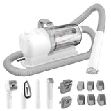 Aspirateur poil de chien 13000Pa 2,5L récipient aspirateur poil de chien chat professionnelle 5 outils de toilettage pour animaux