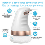 Masseur anti cellulite 25w masseur corporel électrique portatif machine de sculpture du corps avec couverture en tissu 3 couleurs