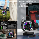 Machine de karaoké avec 2 microphones sans fil pour adultes et enfants enceinte bluetooth karaoke bluetooth enceinte karaoke