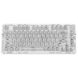 Clavier mécanique 3000mAh disposition à 82 touches prise en charge de la connexion filaire Bluetooth 2.4G 16 réglages d'éclairage