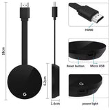 Streamer multimédia - version améliorée À usage général HDMI sans fil 1080p 4rd generation prise en charge WiFi 2,4 GHz Netflix