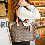 Nouveau sac fourre-tout de grande capacité européen et américain rétro classique vieux fleur sac mode sac à bandoulière sac à main