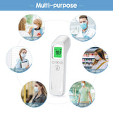Thermomètre lcd mode d'affichage 0 à 100 degrés celsius infrarouge thermomètre frontal sans contact avec projection température