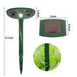 Répulseur  ultrasonique Répulseur solaire Répulseur d'animaux  Répulseur solaire rechargeable  Répulseur ultrasonique pour chats