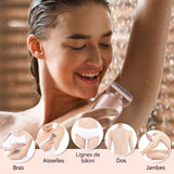 Épilateur 800mah 2 en 1 Tondeuse bikini épilation du visage écran LED rasoir pour femmes Avec éclairage LED Avec base de chargement