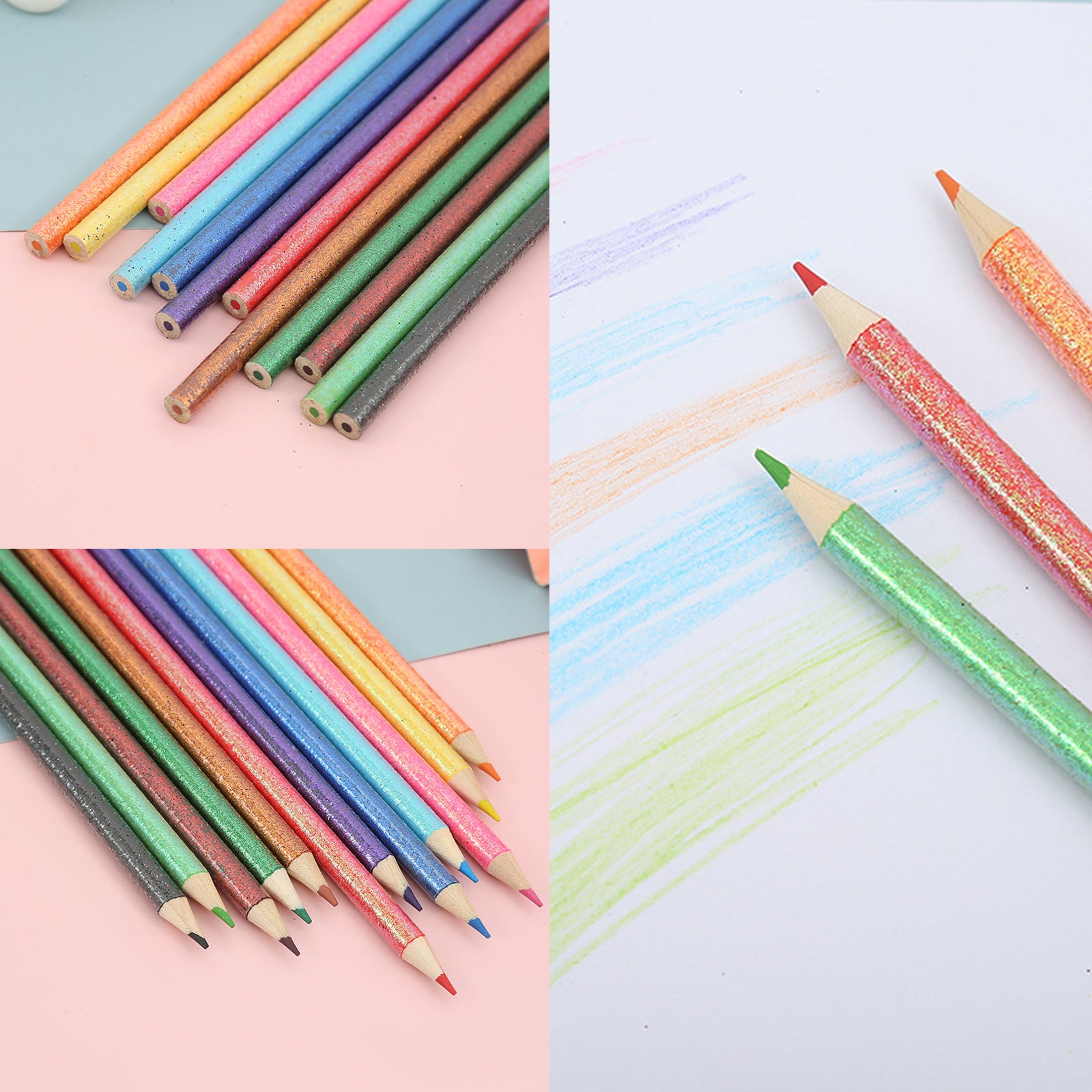 20 Pièces Crayons De Couleur Pour Enfants - Lot Fête D'Anniversaire Et Rentrée Scolaire, Petits Cadeaux