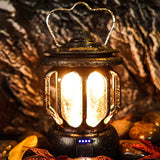 Lampes de camping Réglable à l'infini  Longue durée de vie de la batterie Double éclairage jaune et blanc Lampe de camping portable