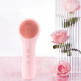 Nettoyeur facial électrique Nettoyeur thermique Brosse nettoyante en silicone multifonctionnelle et étanche pour le visage