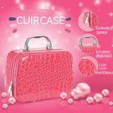 Maquillage enfant 21 PCS maquillage enfant filles ensemble sac à main de maquillage de simulation de jouet d'habillage pour filles