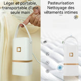 Petit séchoir portable 16x8x8cm Arrêt automatique Pliable Facile à transporter Détachable pour le nettoyage Blanc Sèche-linge