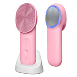 Brosse Nettoyante Visage Électrique 500mAh IPX7 Waterproof Hot & Cold Dual Mode Ultrasonic Cleaning Type-C Brosse nettoyante visage