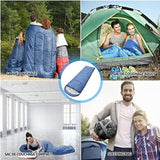 Sac de couchage 210x75cm sac de couchage adult chaud léger avec un sac de compression sleeping bag en plein air camping randonnée