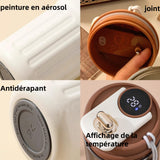 Mug Isotherme 450ml mug lsotherme portabilité tasse isolée sous vide thermos tasse en avec affichage cadeau de Noël de température