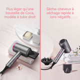 Sèche-cheveux 2000 W 3 vitesses de ventilation Contrôle intelligent de la température Soin des cheveux Sèche-cheveux ionique
