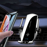 Support de charge sans fil pour téléphone portable de voiture ouverture et fermeture automatiques à induction intelligentes