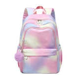 Sac à dos scolaire 30x15x44cm enfant sac ecole primaire cartables sac arc en ciel loisir voyage daypacks léger et imperméable