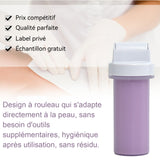 cire à épiler 65g 4 bâtonnets Soins multi-sites Formule basse température Chauffage rapide Conception à rouleaux Cire Epilation