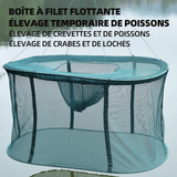 panier à poisson 25x20cm mangeoire pour poissons cage de pêche panier poisson orbiculaire à filet flottante protection des poissons