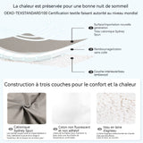 hanceliere 90x48cm chanceliere bébé universelle pour poussette epaissi et velours chauffe-pieds d'hiver confortable et antidérapant