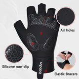 Gants de cyclisme  8-8,5 cm Largeur de la paume Gants demi-doigts Gants de cyclisme d'extérieur adaptés au cyclisme sur route