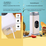 Presse-agrumes électrique 420ml peut presser du jus pour faire des milkshakes et nettoyer automatiquement affichage numérique