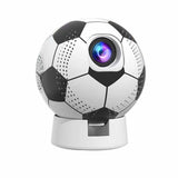 Vidéoprojecteur de formes de football 4k HD wifi6 200ansi 8000lux rotation à 360 degrés machine de projection mini-projecteur