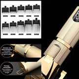 Tondeuse cheveux 7w 100-240V 50/60Hz tige de réglage à cinq vitesses tout en métal électrique intelligente affichage numérique