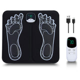 Masseur de pieds ems tapis électrique portatif de massage avec télécommande foot massage pad plusieurs modes réduction fatigue